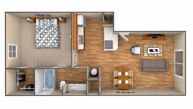 Aspen (w/ Vaulted Ceiling) 0823 floor plan